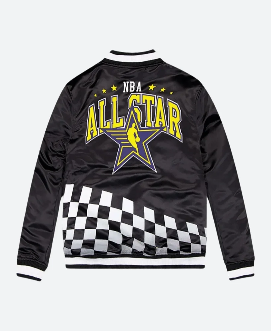 All-Star Game 2024 X EASTERN CONFRENCE & WESTERN CONFRENCE Varsity Jacket back Image