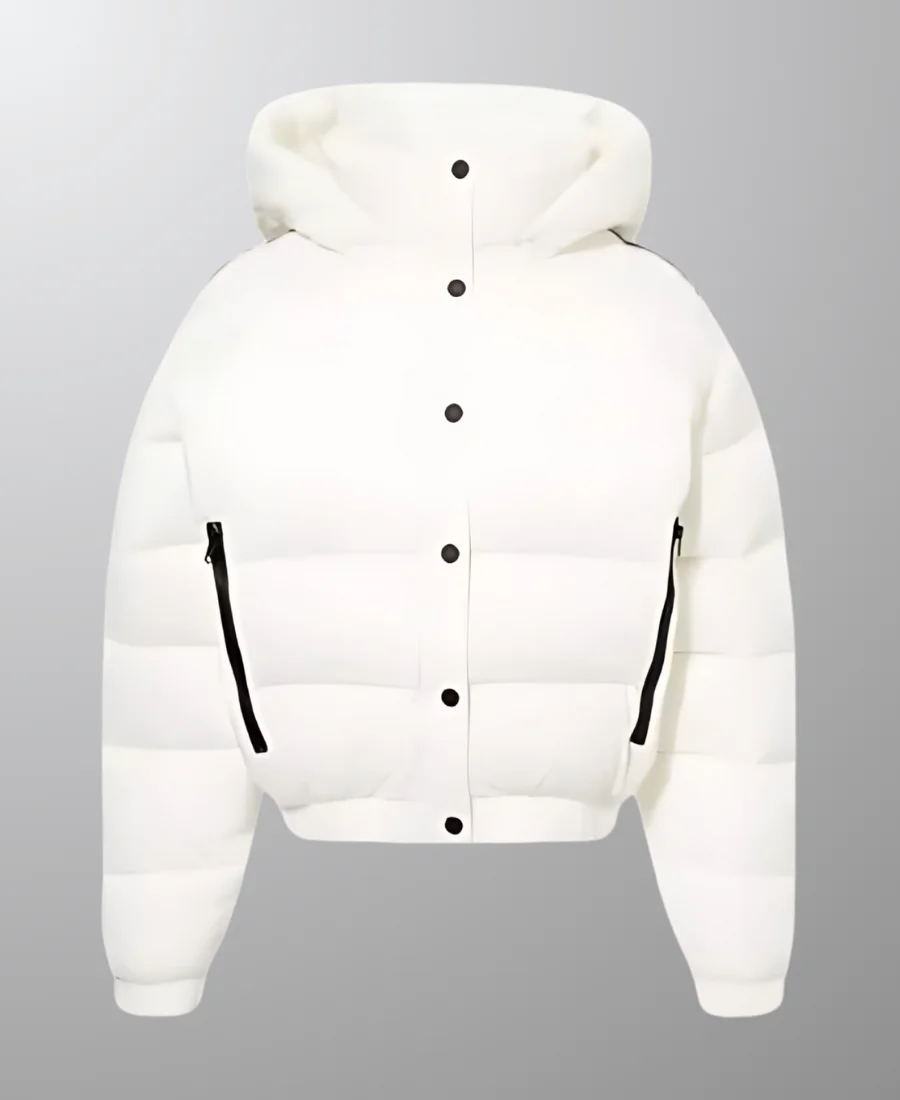 Alo’s Winter House Lucy Hale Puffer Jacket Front Image
