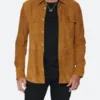 American Idol S22 Lionel Richie Suede Leather Jacket Front Image