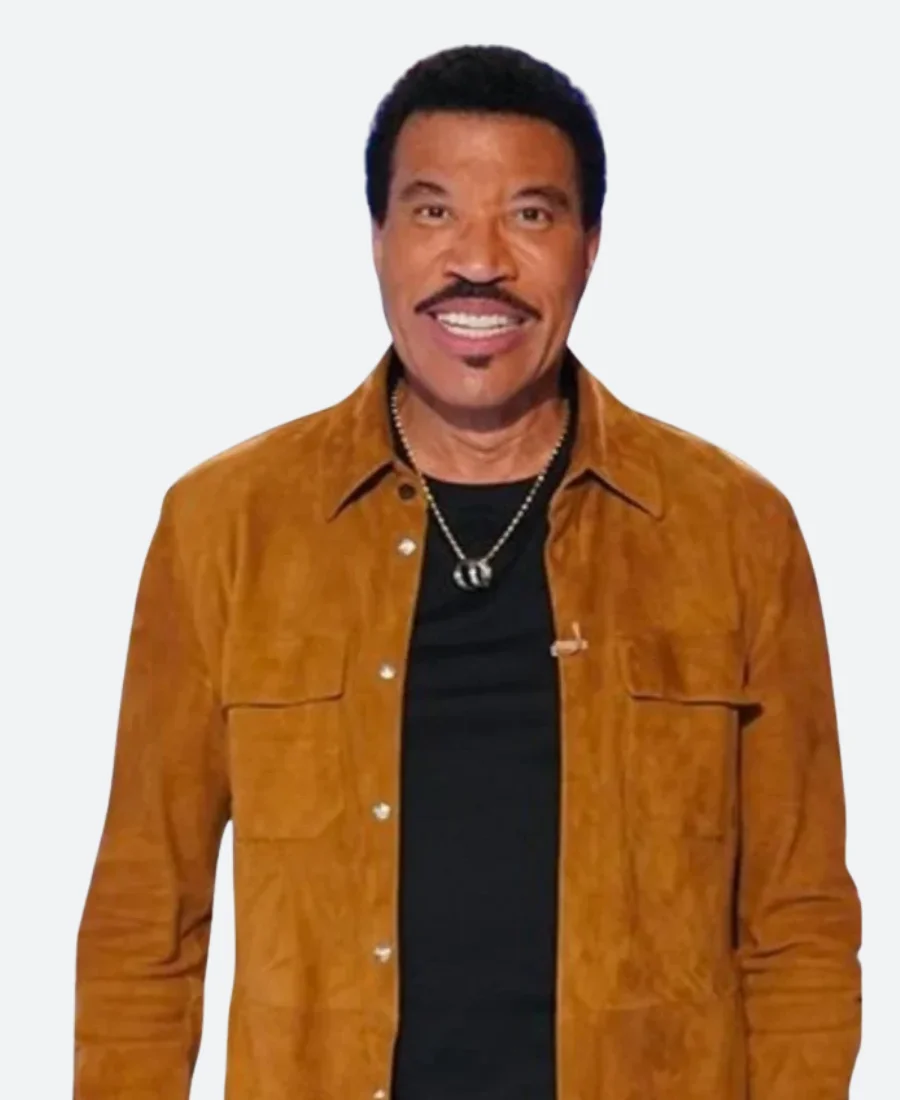 American Idol S22 Lionel Richie Suede Leather Jacket Zoom Image