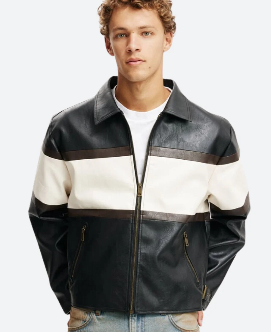 American Idol S23 Slater Nalley Leather Jacket Front Image