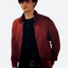 Beetlejuice Beetlejuice 2024 Jeremy Bomber Jacket Front Image