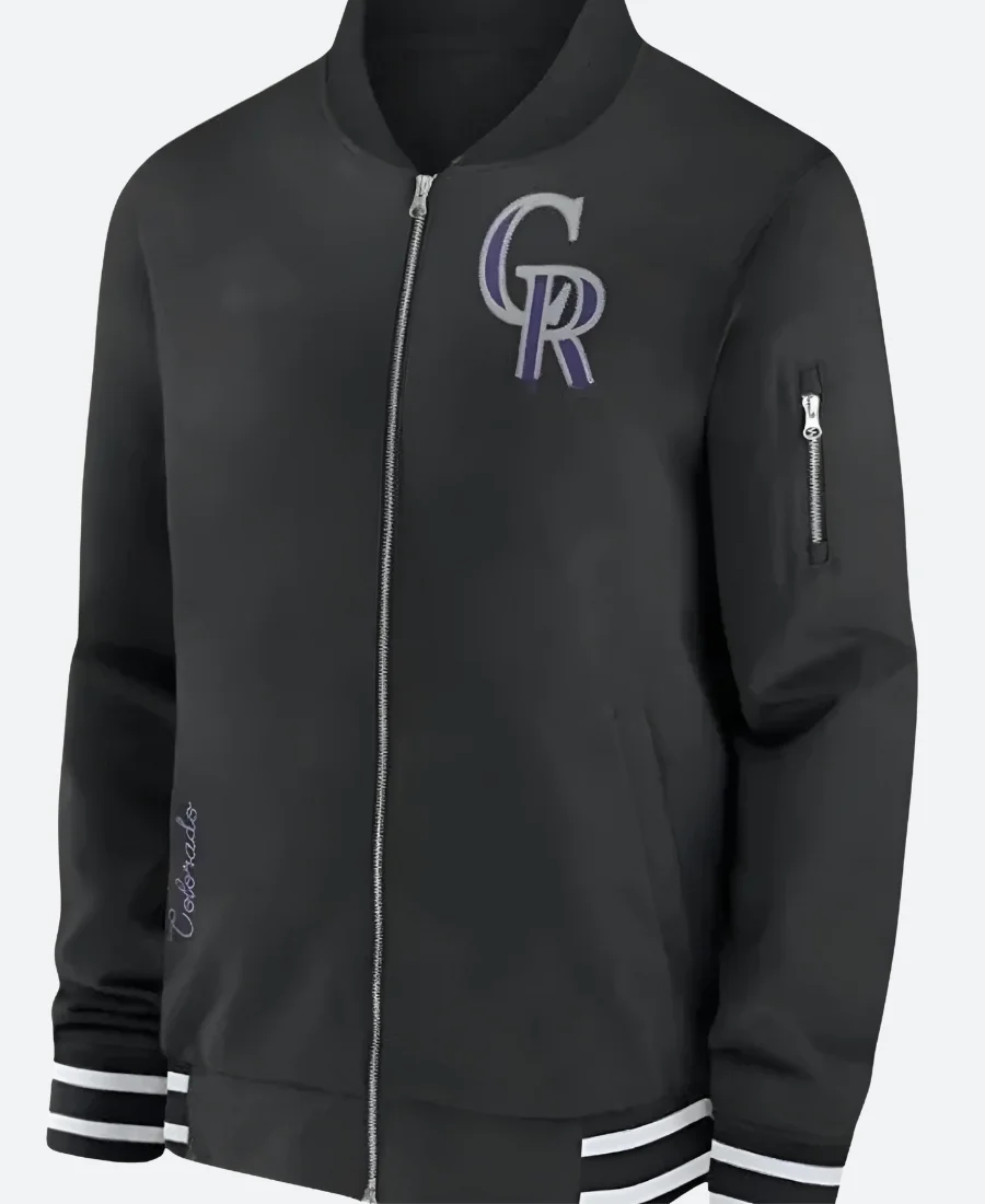 Colorado Rockies Bomber Jacket Front Image