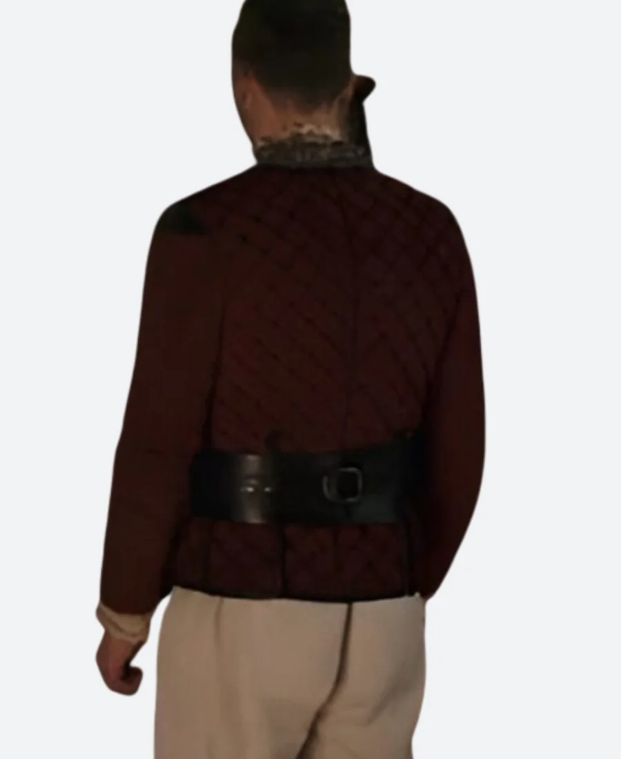 Curious Caterer Foiled Plans Tom Quilted Jacket Back Image