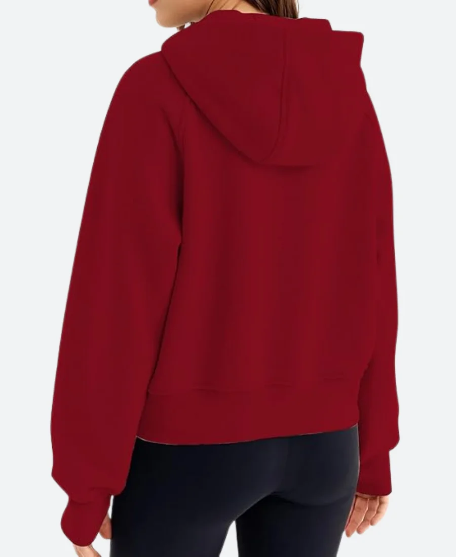 Death of a Unicorn Ridley Zipper Hoodie Back Image