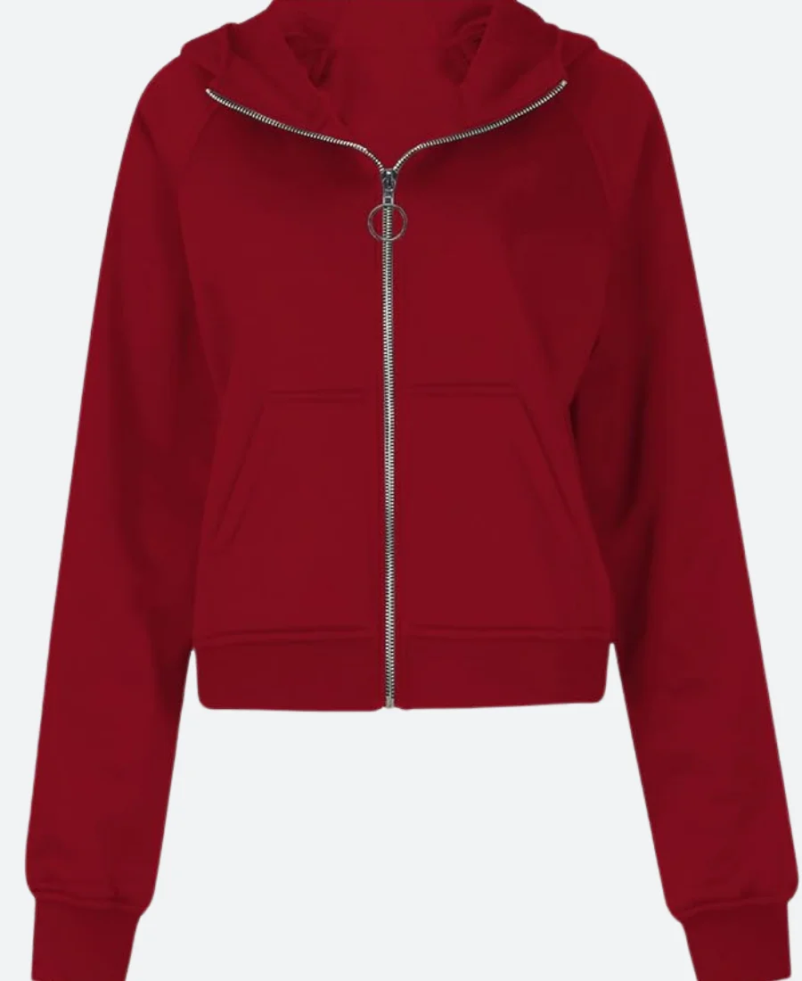 Death of a Unicorn Ridley Zipper HoodieFront Image