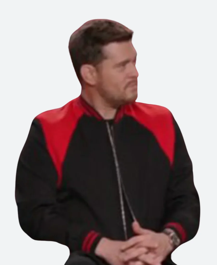 E News Michael Buble Bomber Jacket