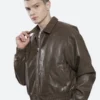 Electric State Premiere Jake Bongiovi Leather Jacket