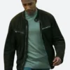 FBI International Andre Raines Suede Leather Jacket Front Image