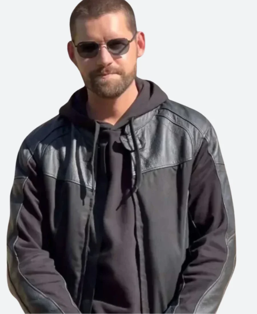 FBI International S01 Scott Forrester Leather Jacket Front Image