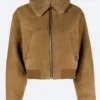 FBI Most Wanted S06 SA Nina Chase Suede Leather Jacket Front Image