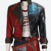 Harley Quinn Kill The Justice League Leather Jacket Front Image