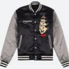 Ice Cream Hoodini Varsity Jacket Black Front Image