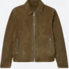 Karate Kid Legends Daniel Suede Leather JacketFront Image
