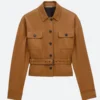 Kate Hudson Leather Jacket Front Image