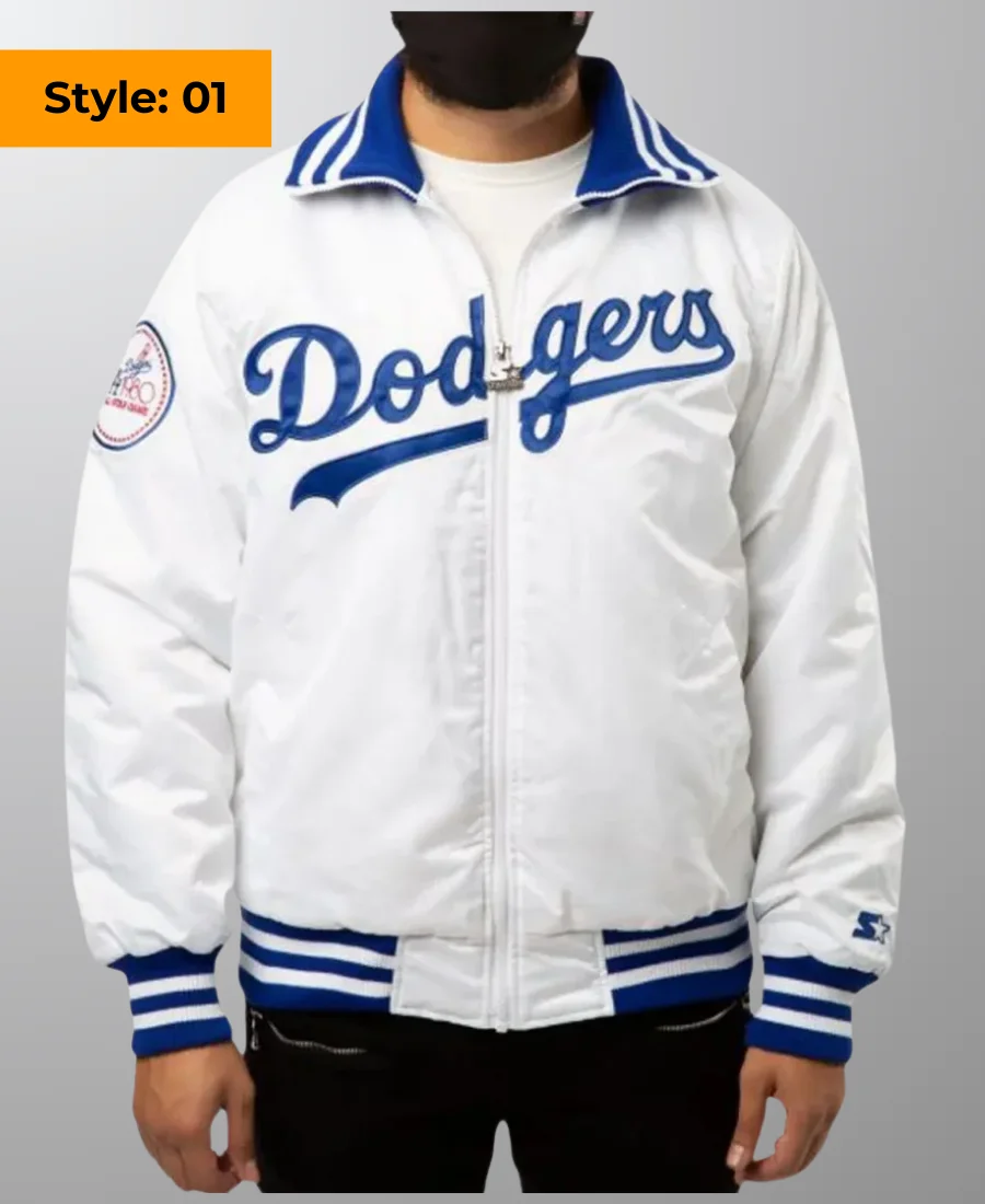 LA Dodgers 1980 Varsity Jacket Style-01 Front Image