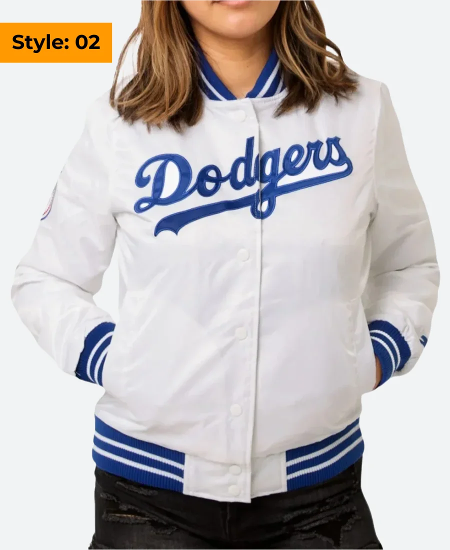 LA Dodgers 1980 Varsity Jacket Style-02 Front Image