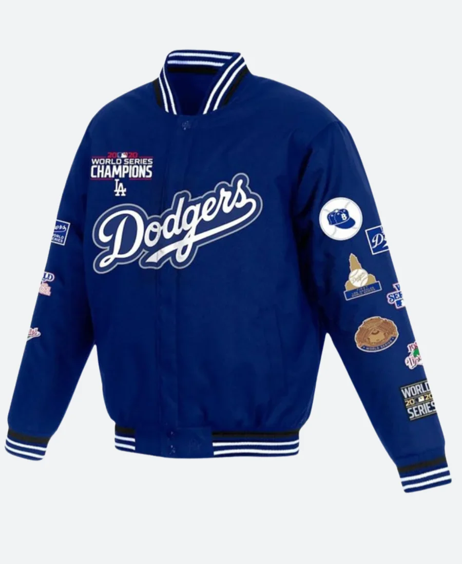 LA Dodgers Varsity Jacket Front Image