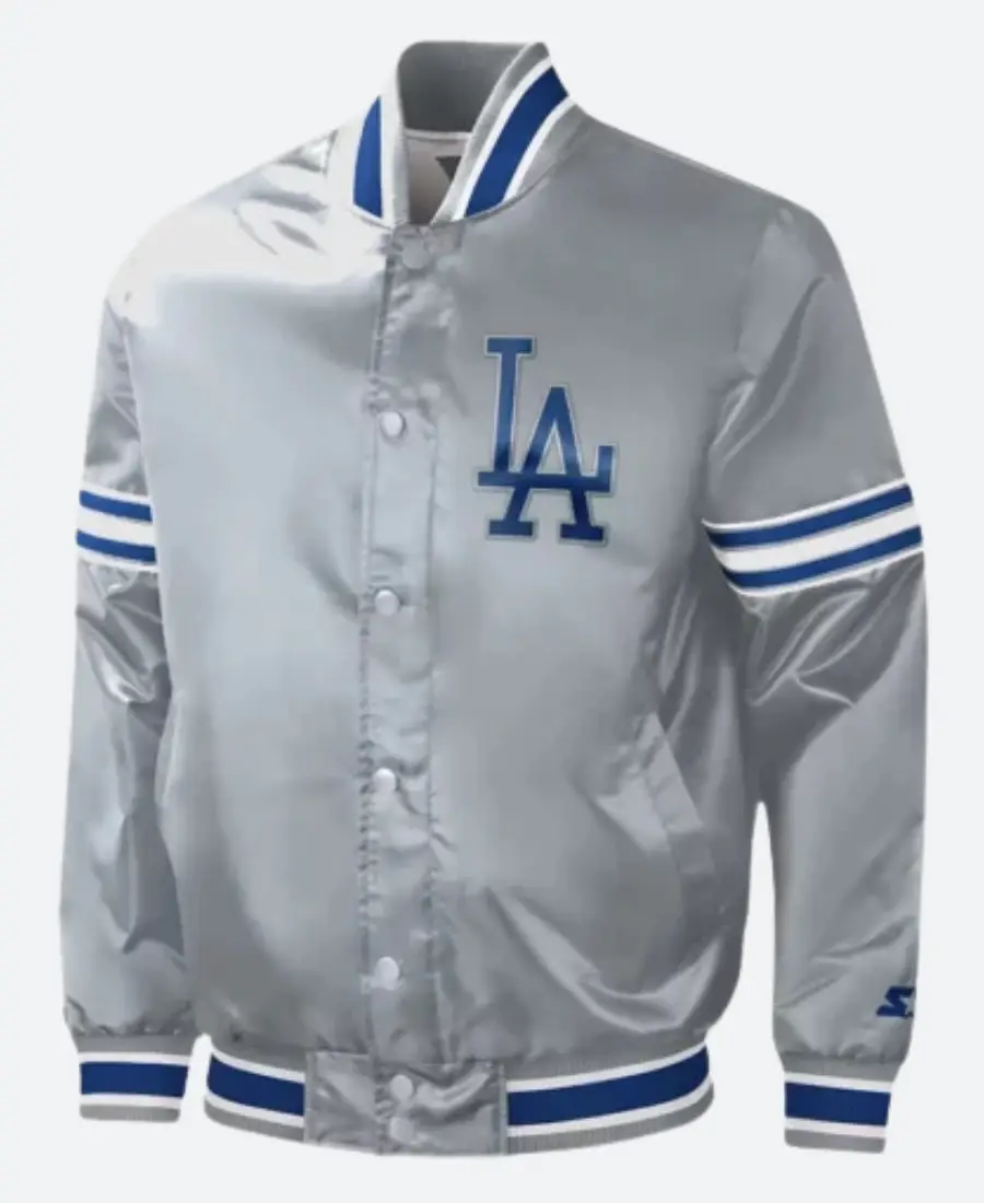 Los Angeles Dodgers Slider Grey Jacket webp