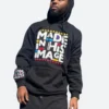 Made In His Image Hoodie Front Black Image