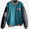 Miami Dolphins 90s Pro Letterman Varsity Jacket Front Image