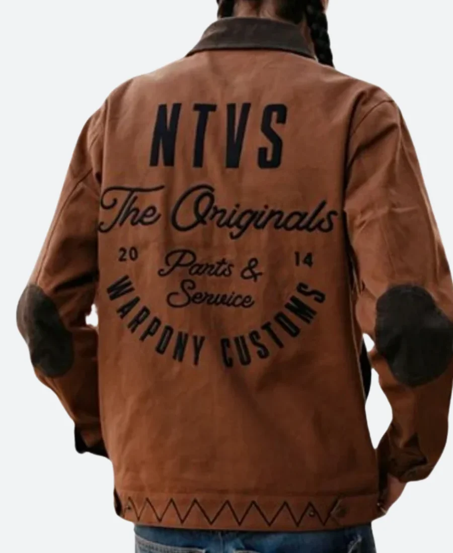 NTVS X SPJ Heritage Work Jacket Blue Front Image