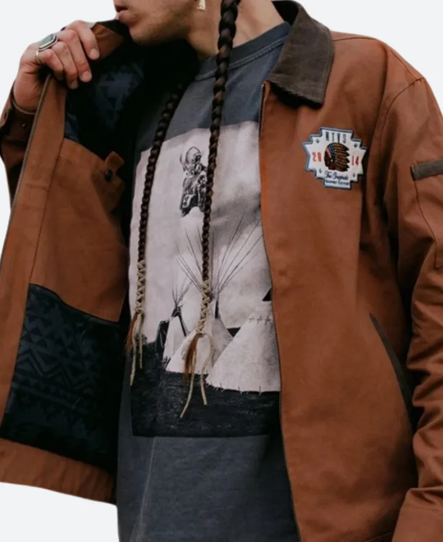 NTVS X SPJ Heritage Work Jacket Brown Front Image