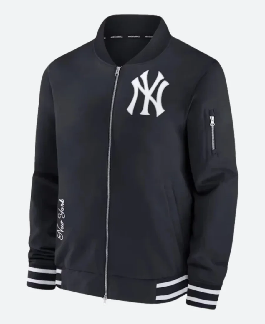 NY Yankees Bomber Jacket Front Image
