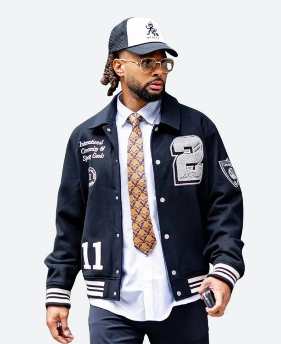 NYC 2025 Patty Mills Varsity Jacket Actor IImage