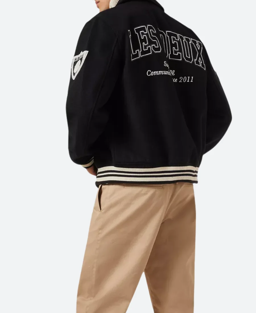 NYC 2025 Patty Mills Varsity Jacket Back Image