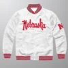 Nebraska Huskers Letterman Varsity Jacket Front Image