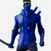 Ninja Fortnite Leather Jacket Front Image