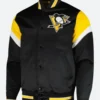 Pittsburgh Penguins Letterman Varsity Jacket Front Image