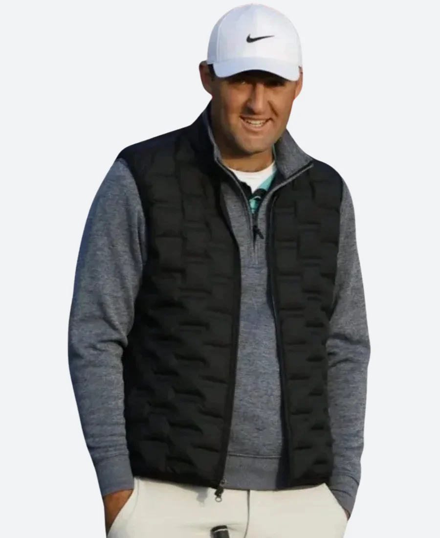 Scottie Scheffler Quilted Puffer Vest Full Image