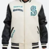 Seattle Mariners Varsity Jacket Back Image