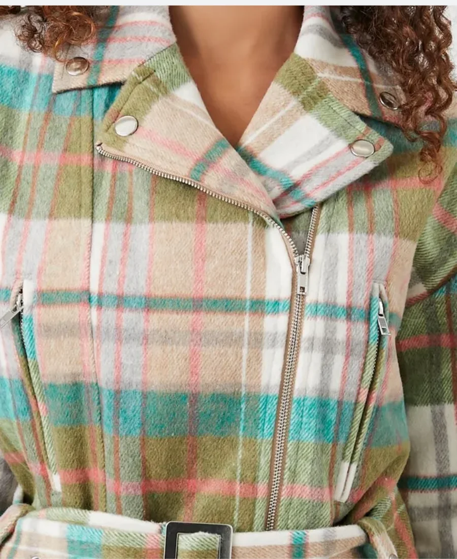 Sisterhood Inc Izzy Plaid Jacket