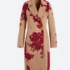 Sisterhood Inc Megan Floral Trench Coat Front Image