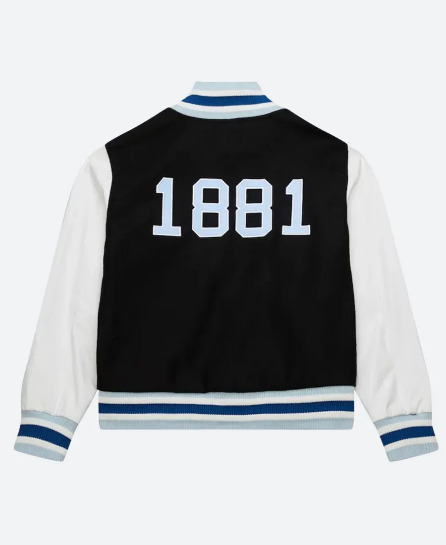 Spelman College Jaguars Homecoming Letterman Varsity Jacket back Image
