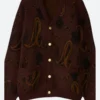 Télématin Brown Cardigan Front Image