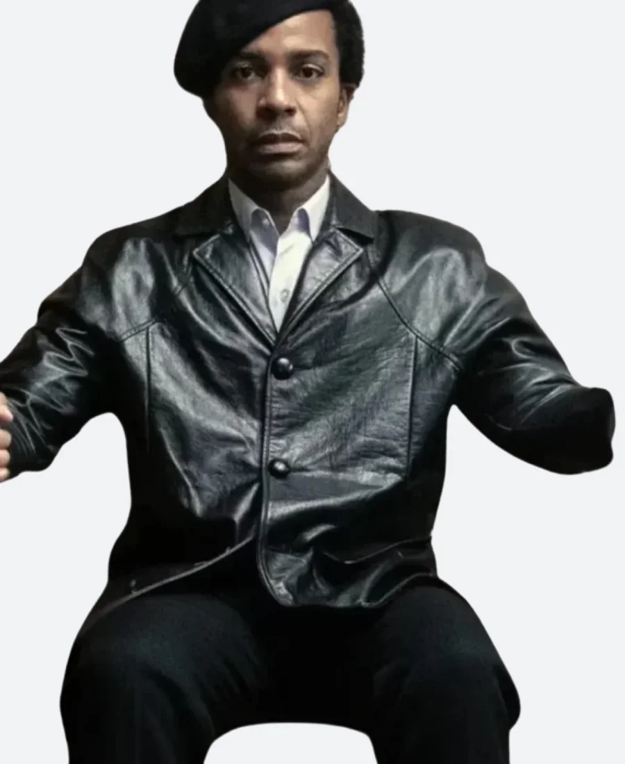 The Big Cigar Huey P. Newton Leather Coat