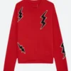 The Kelly Clarkson Show Kelli Fisher Lightening Bolt Sweatshirt Front Image