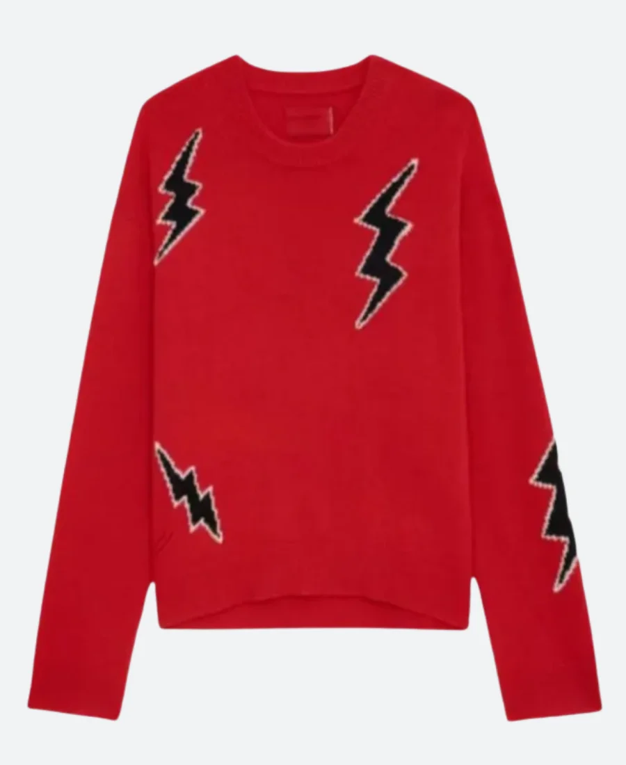 The Kelly Clarkson Show Kelli Fisher Lightening Bolt Sweatshirt Front Image