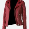 The Republic of Sarah Cooper Leather JacketBack Image