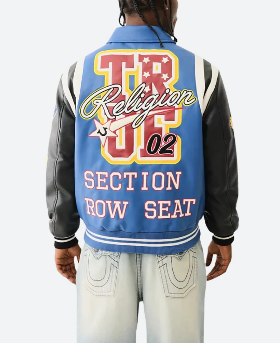 The Rolling Loud Festival Derrick Milano Leather Jacket Back Image