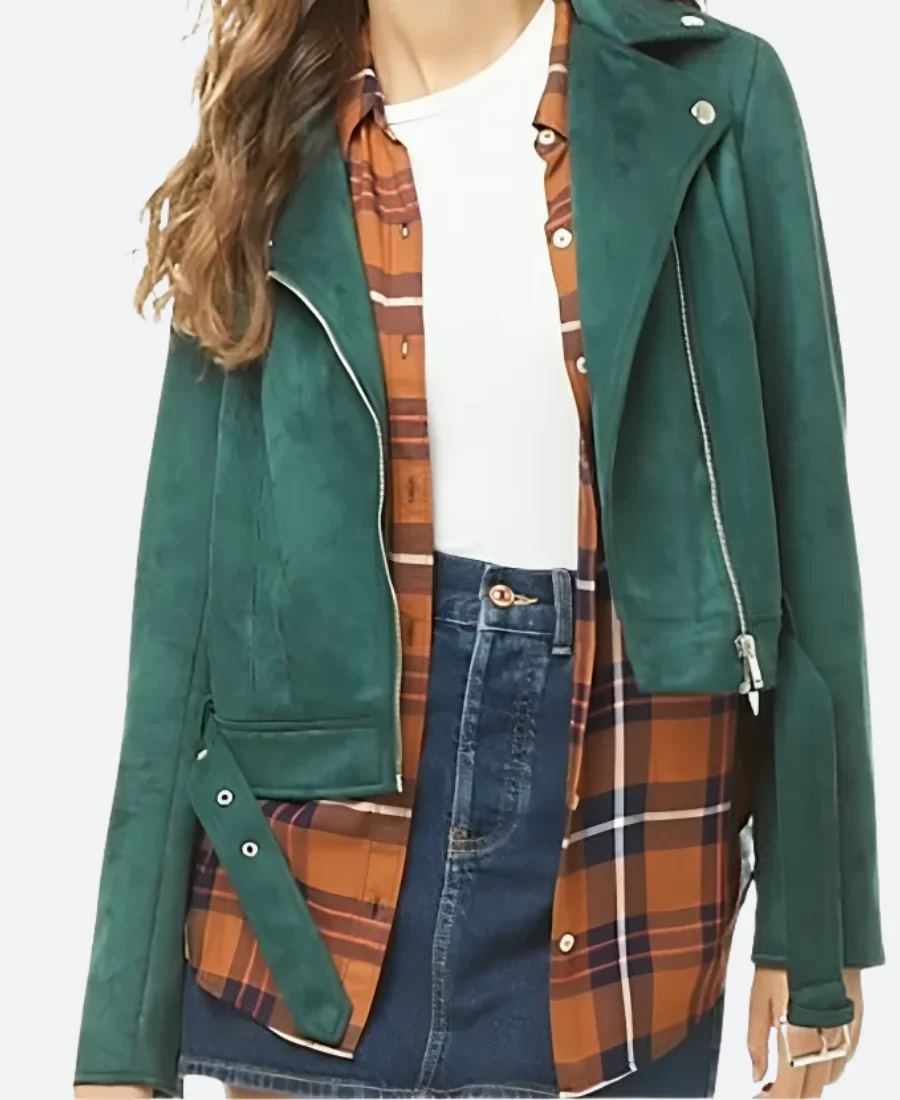 The Spiderwick Chronicles Helen Grace Suede Leather Jacket Front Image