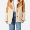 The Today Show 2025 Jenna Bush Hager Suede Leather Jacket Front Image