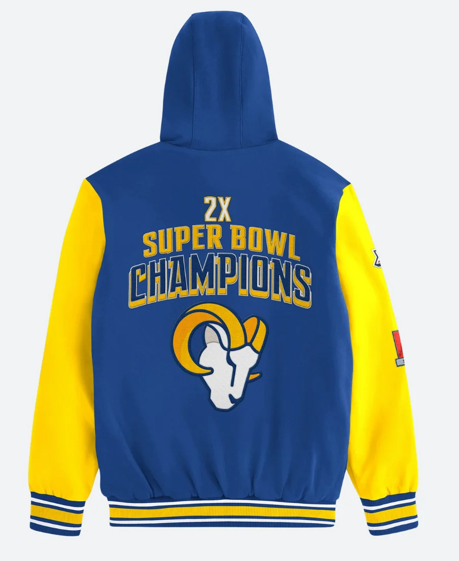 Tone Loc The Super Bowl Lix Hooded Jacket Back Image