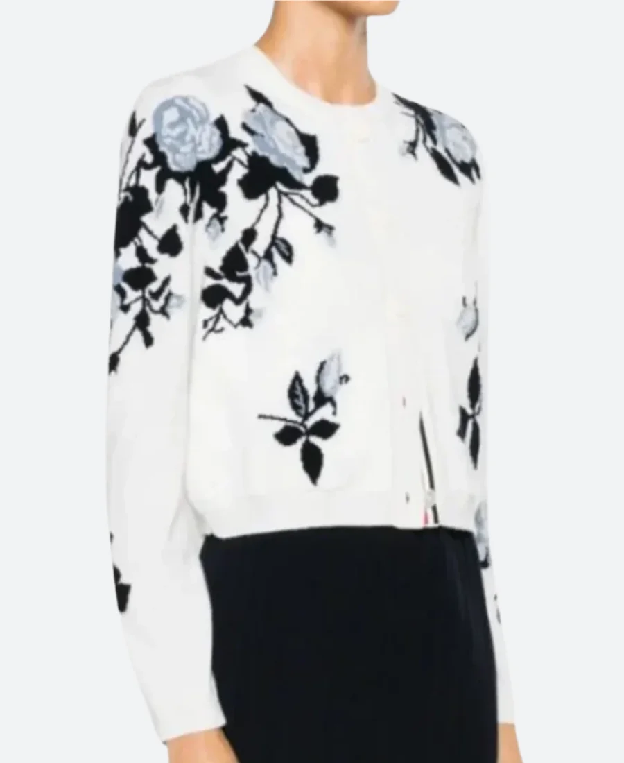 When The Phone Rings Hong Hui-joo Floral Cardigan Front Image