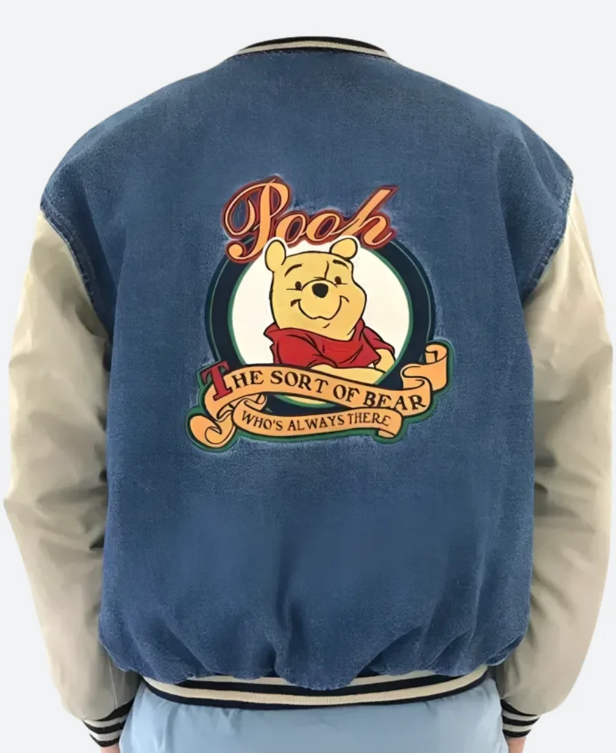 Winnie The Pooh Varsity JacketBack Image
