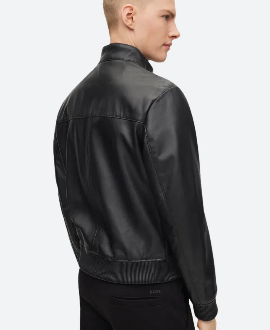 Wolves 2024 Margaret's Man Leather Jacket Back image